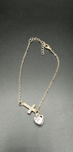 Load image into Gallery viewer, Rusted Silver Charm Ankle Bracelet