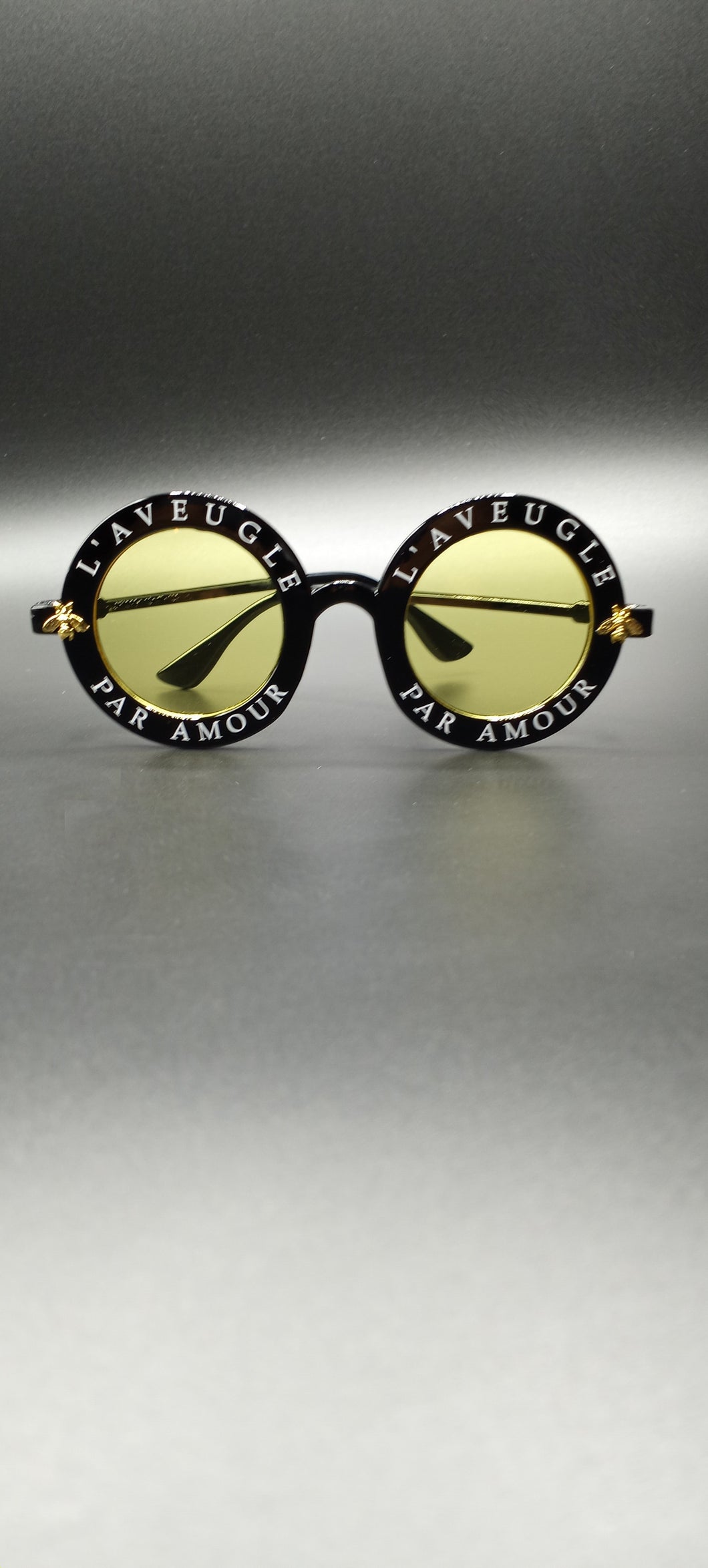 Yellow & Black Fashion Glasses