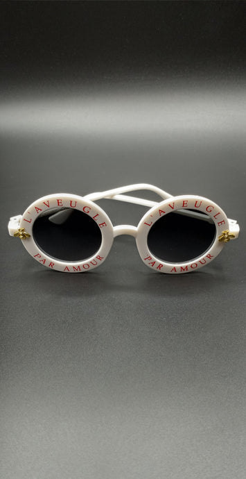 Red & White Fashion Glasses