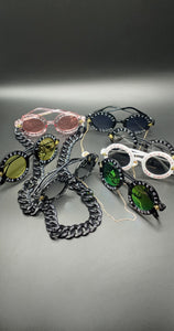 Black Glasses Chain