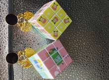 Load image into Gallery viewer, Multi Colored Cube Earrings