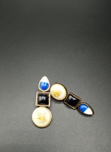 Color Blocking Earrings