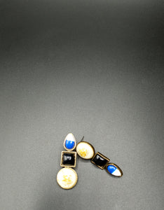 Color Blocking Earrings