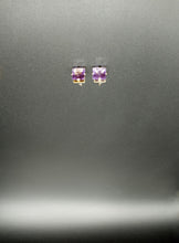 Load image into Gallery viewer, Purple Crystal Studs