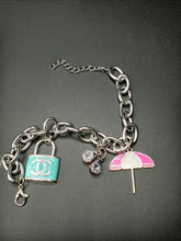 Load image into Gallery viewer, Silver Charm Bracelet