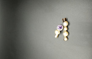 Two Set Gold/Pearl Hair Clips