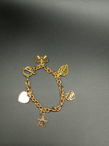 Gold Charm Bracelet