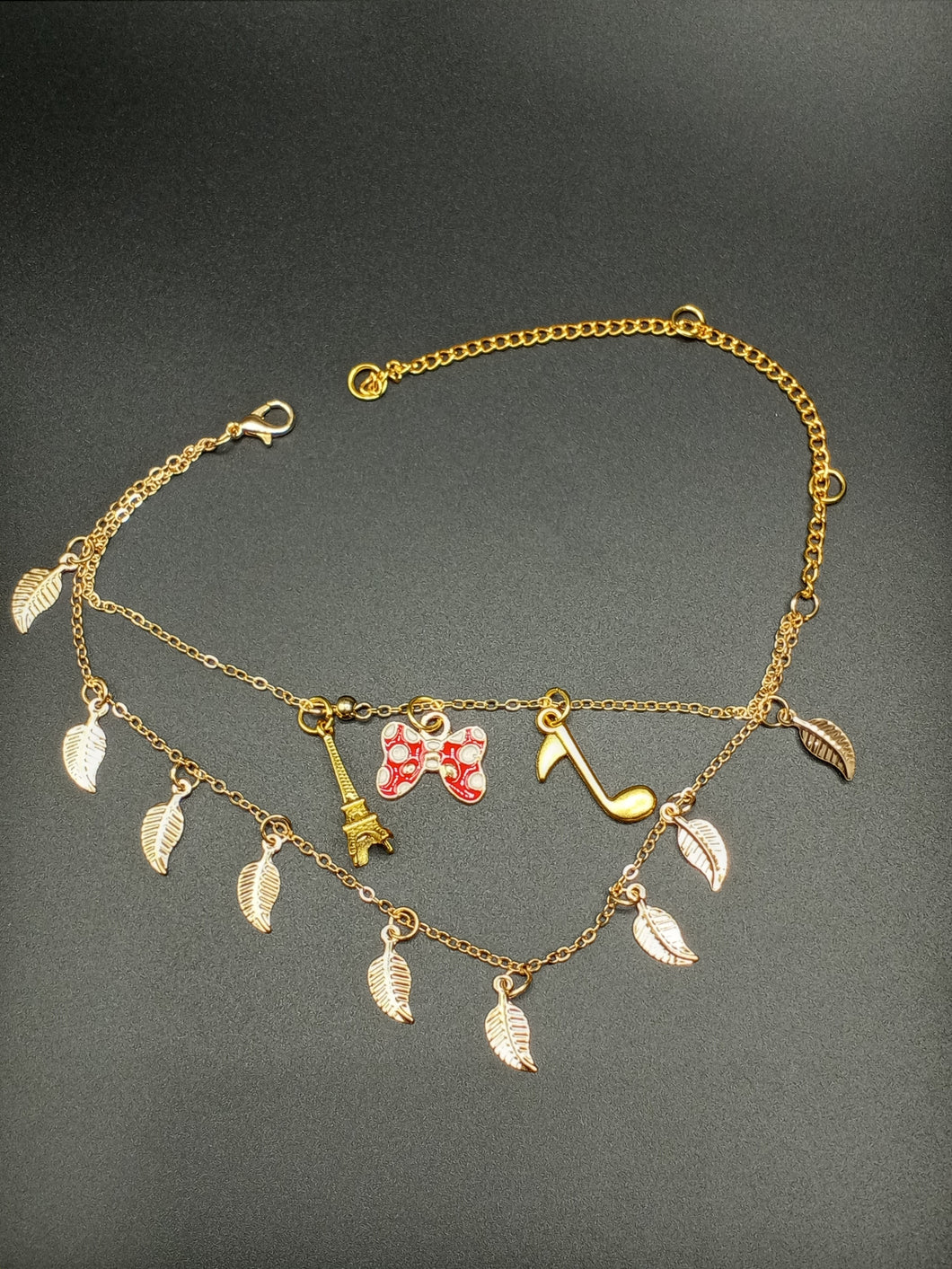 Gold Charm Ankle Bracelet