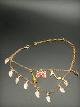 Load image into Gallery viewer, Gold Charm Ankle Bracelet