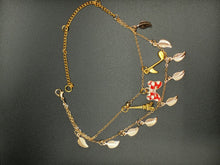 Load image into Gallery viewer, Gold Charm Ankle Bracelet