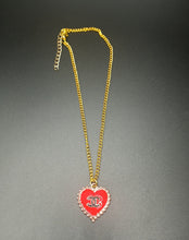 Load image into Gallery viewer, Red Charm Choker