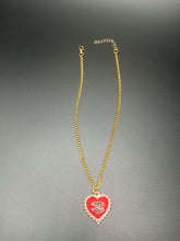 Load image into Gallery viewer, Red Charm Choker