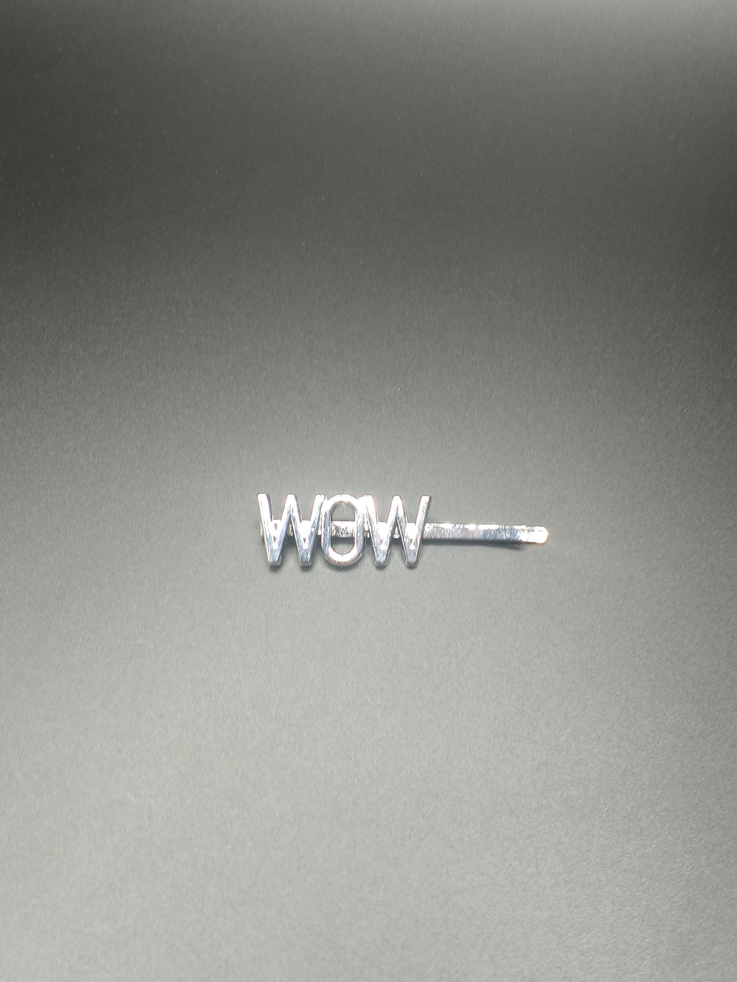 Silver Wow Hair Clip