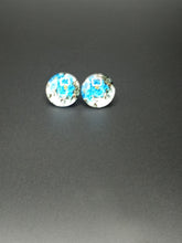 Load image into Gallery viewer, Large Flower Glass Stud Earrings