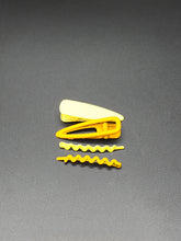 Load image into Gallery viewer, Yellow &amp; Mustard Hair Clips