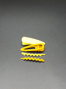 Yellow & Mustard Hair Clips