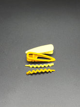 Load image into Gallery viewer, Yellow &amp; Mustard Hair Clips