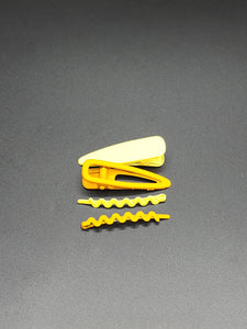 Yellow & Mustard Hair Clips