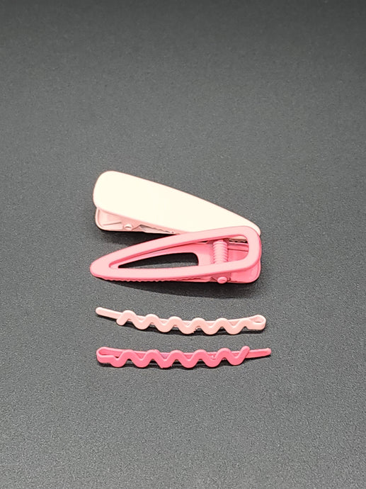 Pink Hair Clips