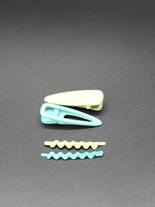 Green Hair Clips