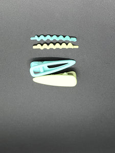 Green Hair Clips