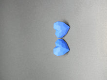 Load image into Gallery viewer, Blue Heart Stud Earrings