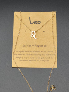 Gold Leo Necklace