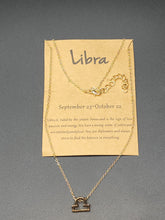 Load image into Gallery viewer, Gold Libra Necklace