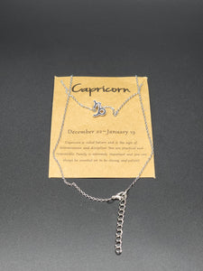 Silver Capricorn Necklace