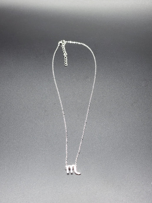 Silver Scorpio Necklace