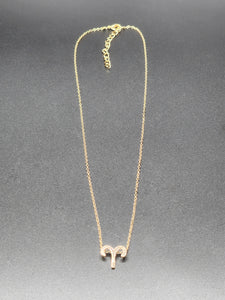 Gold Aries Necklace