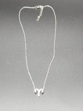 Load image into Gallery viewer, Silver Aries Necklace