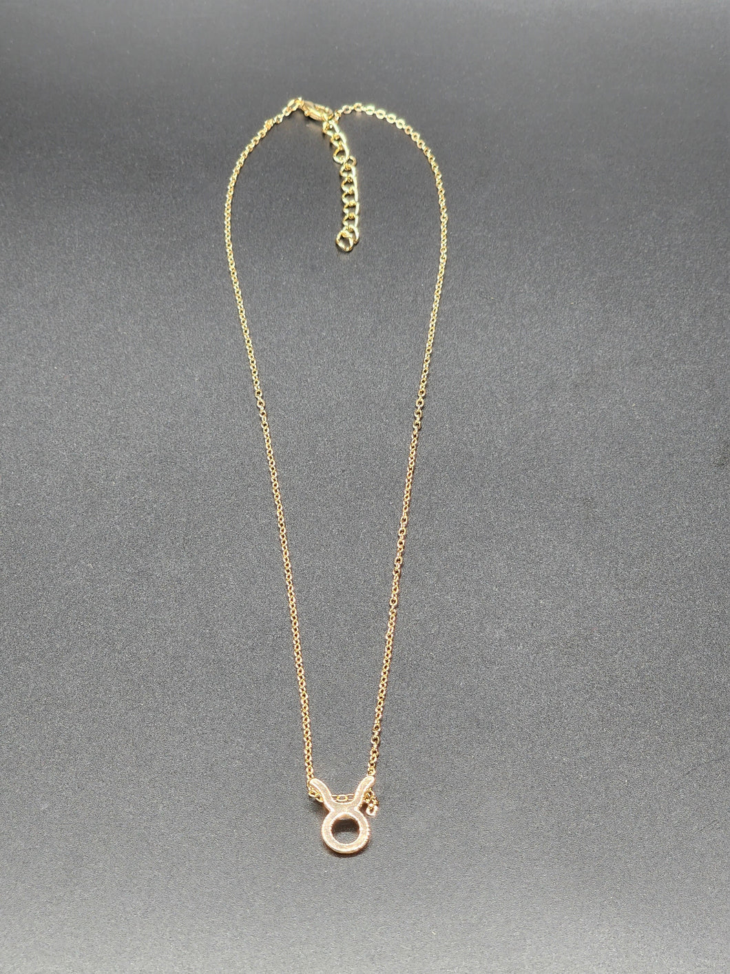 Gold Taurus Necklace