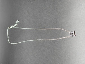 Silver Gemini Necklace