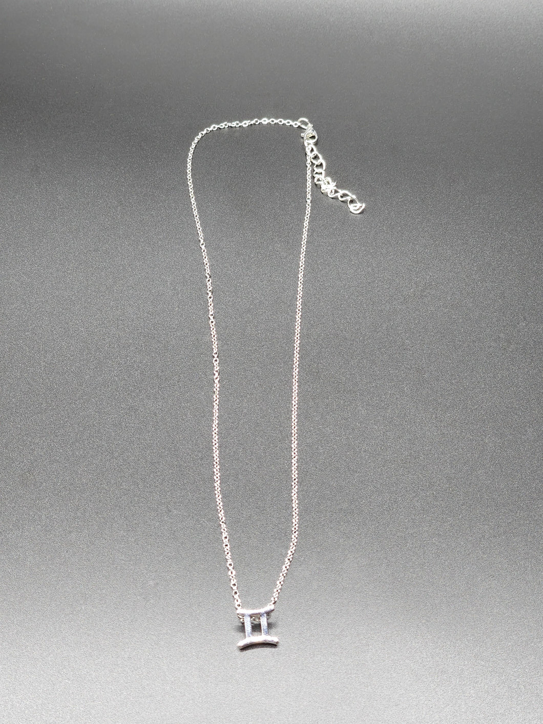 Silver Gemini Necklace