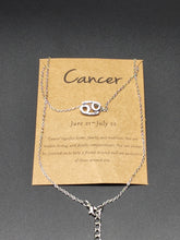 Load image into Gallery viewer, Silver Cancer Necklace