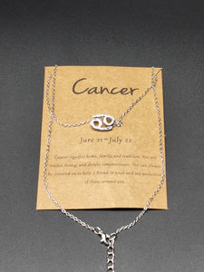 Silver Cancer Necklace