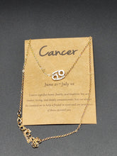 Load image into Gallery viewer, Gold Cancer Necklace