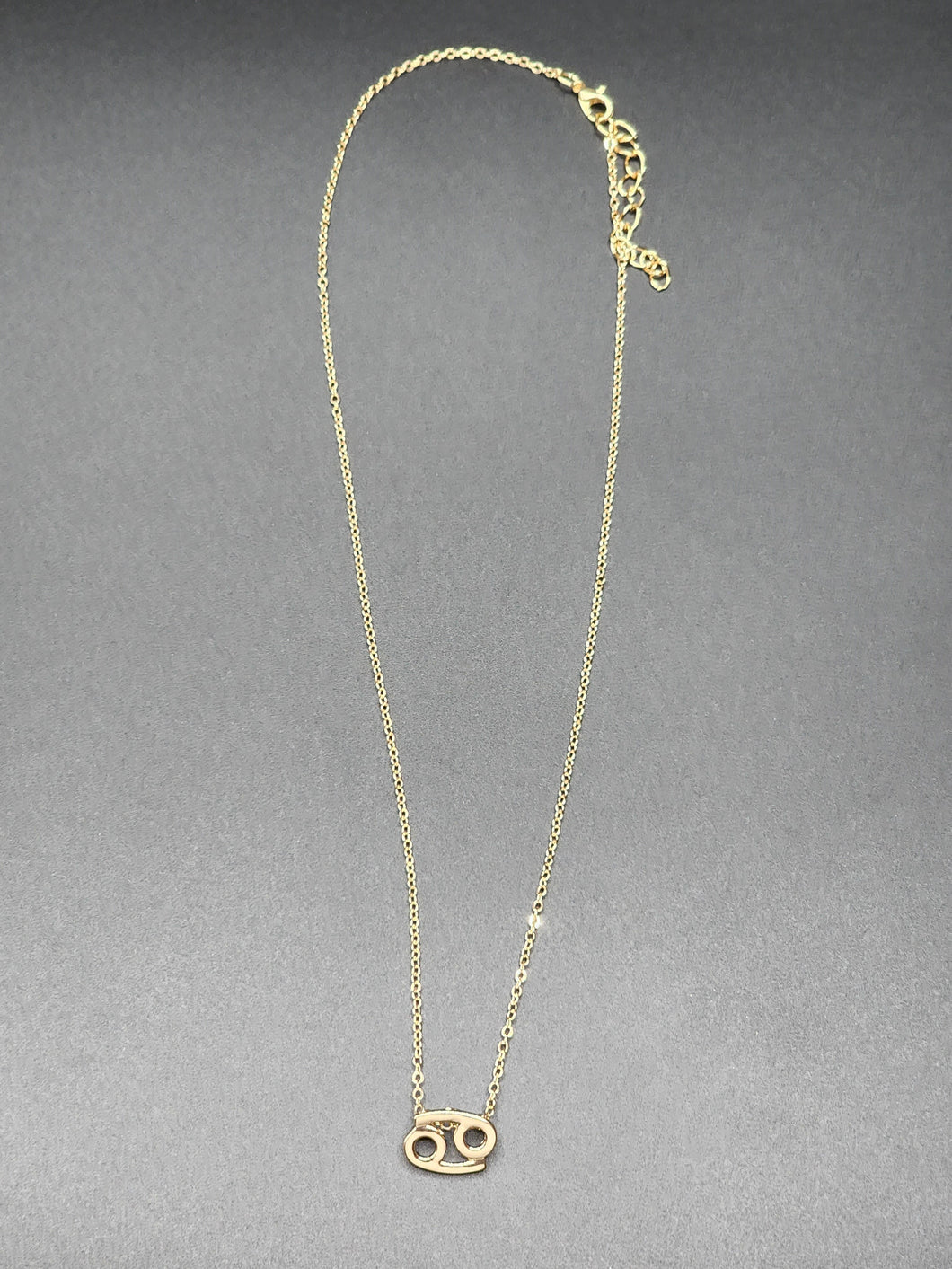 Gold Cancer Necklace