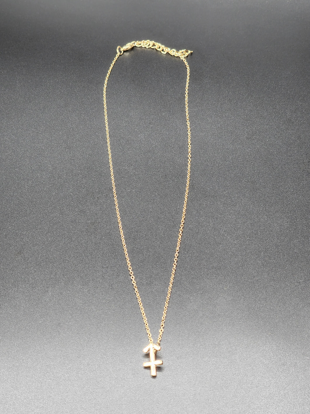 Gold Sagittarius Necklace