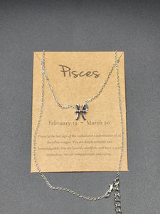 Silver Pisces Necklace
