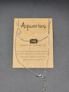 Silver Aquarius Necklace