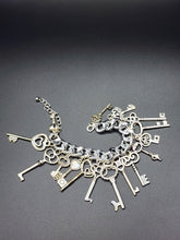 Load image into Gallery viewer, Silver Bossy Charm Bracelet