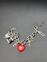 Load image into Gallery viewer, Silver Fetch Charm Bracelet