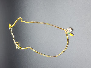 Gold Charm Choker