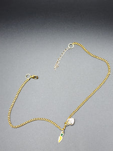 Gold Charm Choker