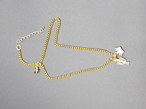 Gold Charm Choker