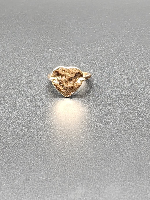 Gold Heart Fashion Ring