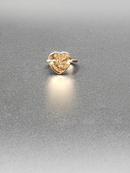 Gold Heart Fashion Ring