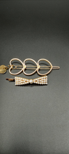 Load image into Gallery viewer, Two Set Gold/Pearl Hair Clips